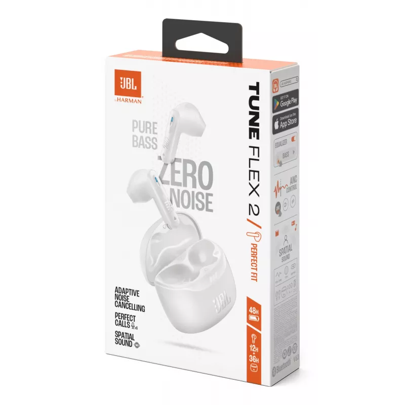 JBL Tune Flex 2 Auriculares True Wireless Stereo (TWS) In-Ear Llamadas/Música Bluetooth Blanco