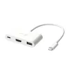 j5create JCA379EW – USB-C® a HDMI™ y USB™ Type-A con Power Delivery