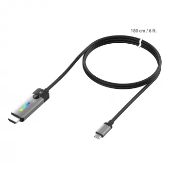 j5create JCC157-N Cable USB-C a HDMI 2.1 8K 1,79 m