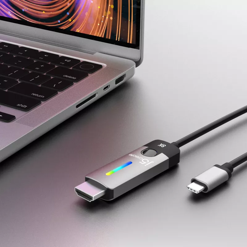 j5create JCC157-N Cable USB-C a HDMI 2.1 8K 1,79 m