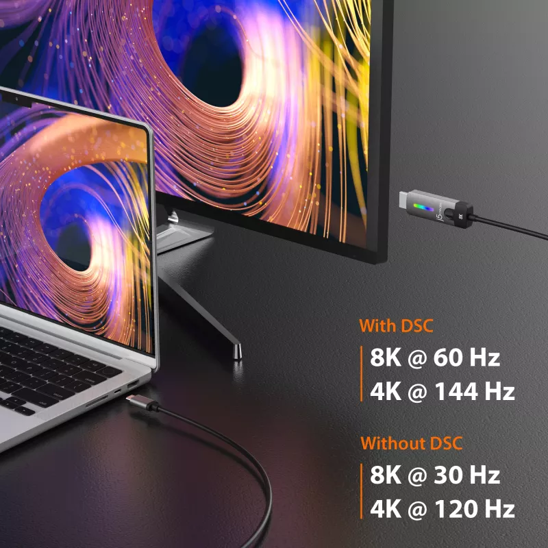 j5create JCC157-N Cable USB-C a HDMI 2.1 8K 1,79 m