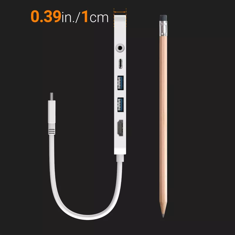 Adaptador múltiple USB-C j5create JCD373-N 60W Power Delivery 4K