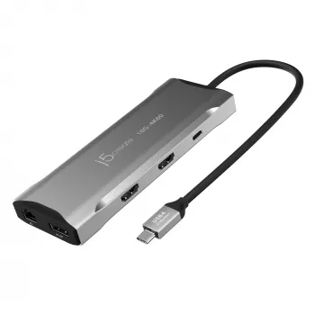 j5create JCD397-N Mini dock multipantalla USB-C 4K60 Elite Cableado USB 3.2 Gen 1