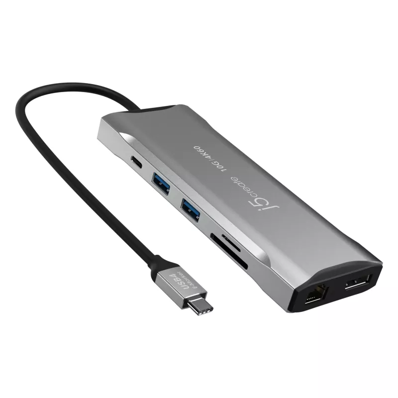 j5create JCD397-N Mini dock multipantalla USB-C 4K60 Elite Cableado USB 3.2 Gen 1