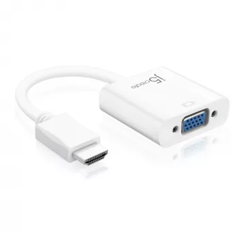 j5create JDA213 Adaptador HDMI a VGA Blanco 0,1m 1920x1080P