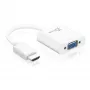 j5create JDA213 Adaptador HDMI a VGA Blanco 0,1m 1920x1080P