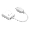 j5create JDA213 Adaptador HDMI a VGA Blanco 0,1m 1920x1080P