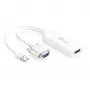 j5create JDA214 Adaptador de vídeo y audio VGA a HDMI Blanco 0,176 m