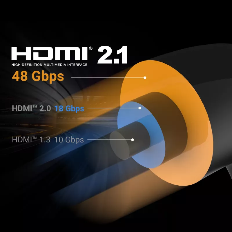 j5create JDC53 Cable HDMI™ Ultra High Speed 8K UHD, Negro y Gris, 2 m