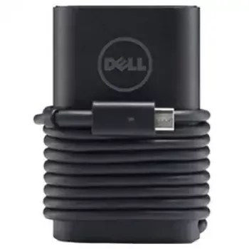 Fuente de alimentación Dell JJV9D 65W con USB — Alimentación de 65 W para portátiles Dell con salida USB