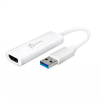 j5create JUA254 Adaptador multipantalla USB 3.0 HDMI, 3.2 Gen 1 (3.1 Gen 1), USB Type-A, salida HDMI, 2048 x 1152 píxeles