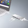 j5create JUD380 Mini dock USB™ 3.0, 1x HDMI y 3x puertos USB, Plata