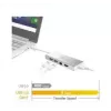 j5create JUD380 Mini dock USB™ 3.0, 1x HDMI y 3x puertos USB, Plata