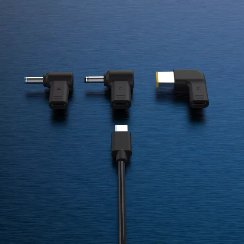 j5create JUP1565DCE3A-EN Cargador mini USB-C® GaN PD 67W con 3 tipos de conectores DC - EU