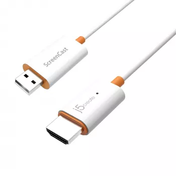 Receptor AV j5create JVAW56 Adaptador de pantalla inalámbrica 1080p