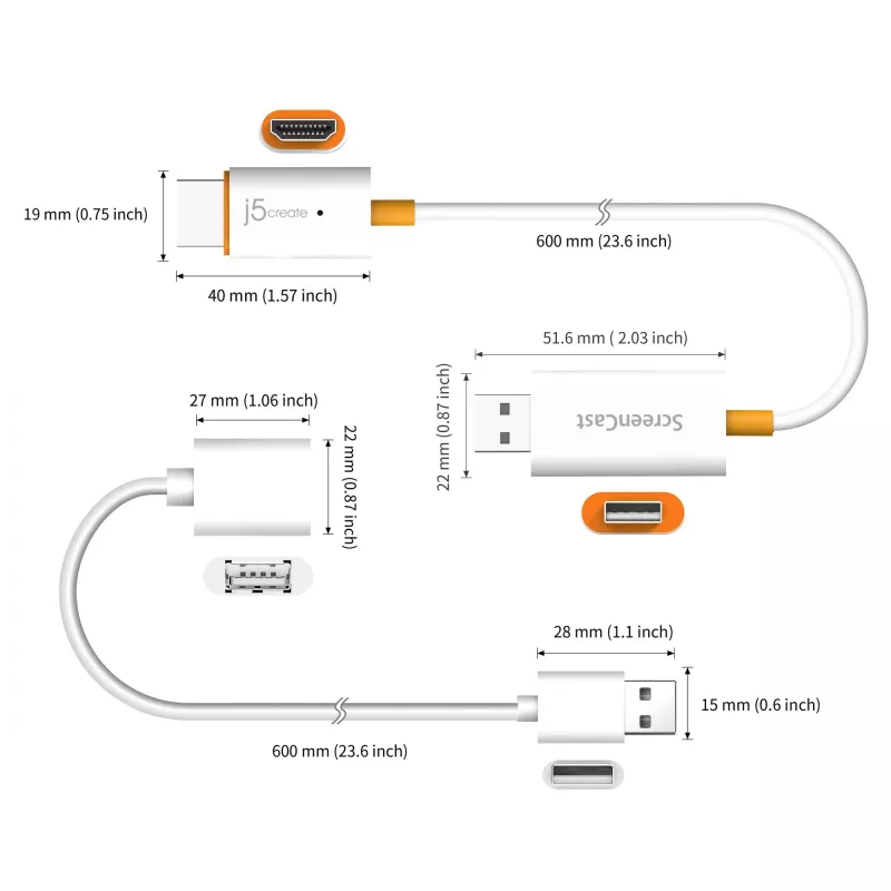 j5create JVAW56-N ScreenCast adaptador de pantalla inalámbrico HDMI
