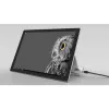 Candado de cable con llave Kensington para Surface Pro y Surface Go, 1,8 m, Kensington, llave, acero al carbono, Negro, Plata