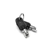 Candado de cable con llave Kensington para Surface Pro y Surface Go, 1,8 m, Kensington, llave, acero al carbono, Negro, Plata
