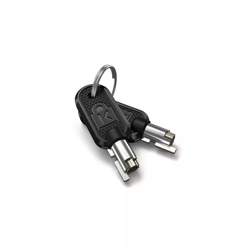 Candado de cable con llave Kensington para Surface Pro y Surface Go, 1,8 m, Kensington, llave, acero al carbono, Negro, Plata