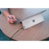 Candado de cable con llave Kensington para Surface Pro y Surface Go, 1,8 m, Kensington, llave, acero al carbono, Negro, Plata