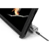 Candado de cable con llave Kensington para Surface Pro y Surface Go, 1,8 m, Kensington, llave, acero al carbono, Negro, Plata