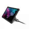 Candado de cable con llave Kensington para Surface Pro y Surface Go, 1,8 m, Kensington, llave, acero al carbono, Negro, Plata