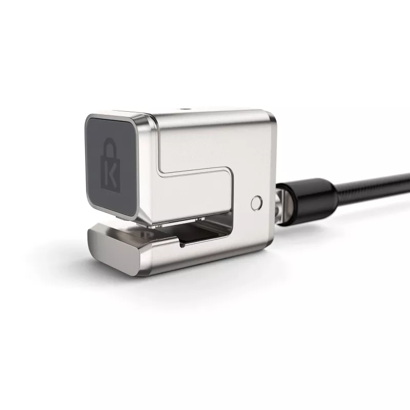 Candado de cable con llave Kensington para Surface Pro y Surface Go, 1,8 m, Kensington, llave, acero al carbono, Negro, Plata