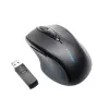 Ratón inalámbrico de tamaño completo Kensington Pro Fit, ambidiestro, óptico, RF inalámbrico, 1600 DPI, Negro
