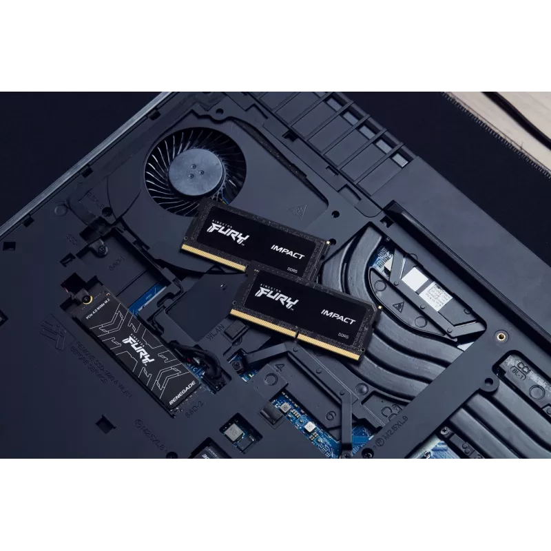 Kingston Technology FURY 16GB 4800MT/s DDR5 CL38 SODIMM (kit de 2) Impact