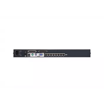 ATEN conmutador KVM 8 puertos Cat 5e/6, 1920 x 1200 píxeles, Ethernet LAN, WUXGA, 5,1 W, negro
