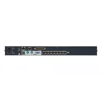 ATEN conmutador KVM-over-IP 8 puertos CAT5e/6, 1920 x 1200 píxeles, Ethernet LAN, WUXGA, 8,7 W, negro