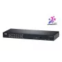 ATEN conmutador KVM over IP 16 puertos CAT5e/6, 1920 x 1200 píxeles, Ethernet LAN, WUXGA, 8,9 W, negro