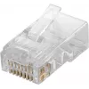 Microconnect KON503-10 conector de cable RJ45 transparente