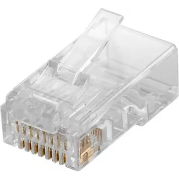 Microconnect KON503-10 conector de cable RJ45 transparente