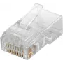 Microconnect KON503-10 conector de cable RJ45 transparente