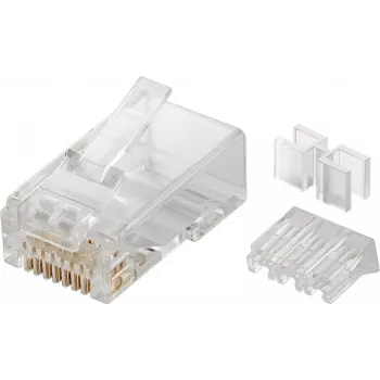Microconnect KON505-10 conector RJ45 translúcido
