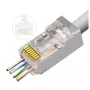 Microconnect KON512-50EZ conector RJ45 plateado
