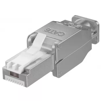 Microconnect KON522TL conector RJ45 plateado
