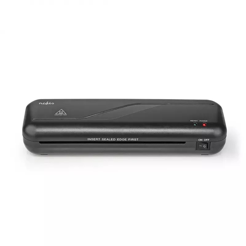 Laminadora Nedis LAMI112BK4 Plastificadora en caliente, 230 mm/min, negra
