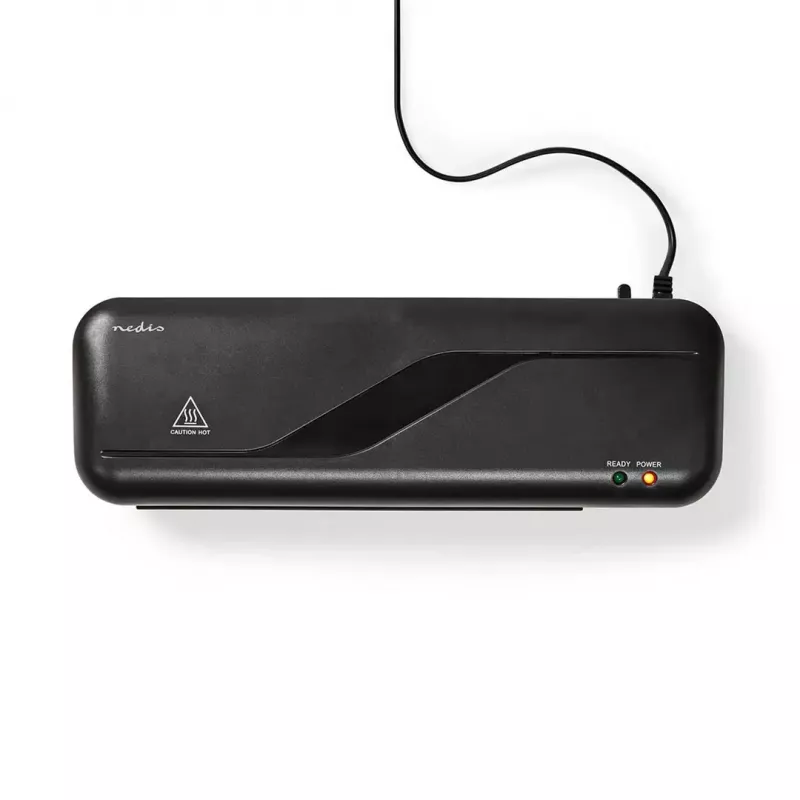 Laminadora Nedis LAMI112BK4 Plastificadora en caliente, 230 mm/min, negra