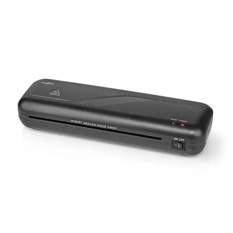Laminadora Nedis LAMI112BK4 Plastificadora en caliente, 230 mm/min, negra
