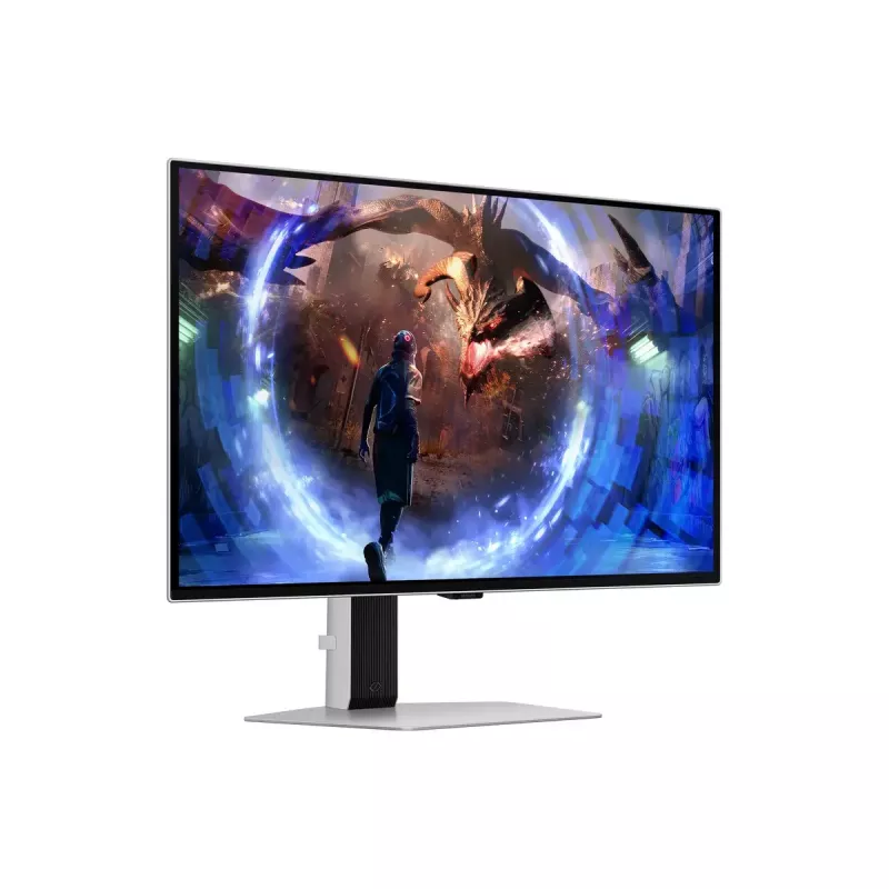 Samsung Odyssey OLED G6 G60SD LS27DG602SUXEN monitor gaming de 27 pulgadas (68,6 cm), 2560 x 1440 QHD, 360 Hz, 0,03 ms, HDR10+, 2x HDMI, DisplayPort, hub USB, pivotante, plata