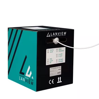 Cable de red Lanview LVN122114 305 m Cat6 U/UTP 10000 Mbit/s blanco