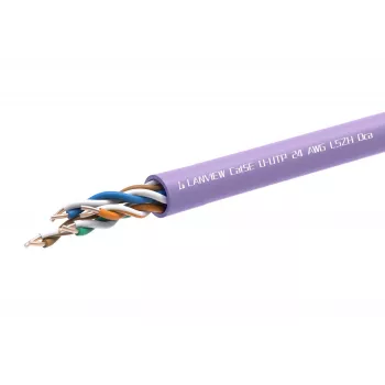 Cable de red Lanview LVN122152 RJ45 Cat5e 305 m lila