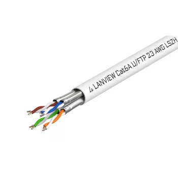 Cable de red Lanview LVN122430 blanco 500 m Cat6a U/FTP (STP)