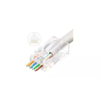 Lanview LVN125305 Conector de cable RJ45, transparente