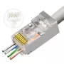 Lanview LVN125310 Conector de cable RJ45, transparente