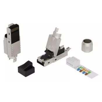 Lanview LVN125417 Conector de hilo RJ45 zinc