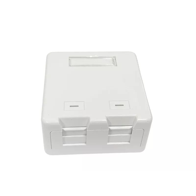 Lanview LVN127767 Caja de conexión 2 x RJ-45 blanca