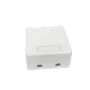 Lanview LVN127767 Caja de conexión 2 x RJ-45 blanca